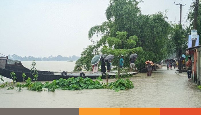 সিলেট-সুনামগঞ্জে ফের বাড়ছে নদ-নদীর পানি, বন্যার শঙ্কা