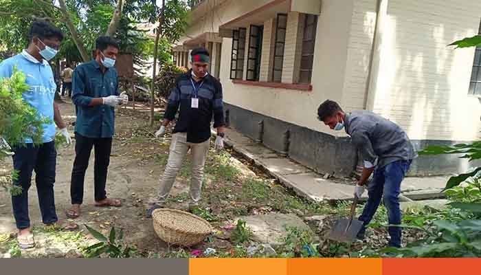 student দেশ স্বাভাবিক করতে নানাভাবে সহযোগিতায় শিক্ষার্থীরা