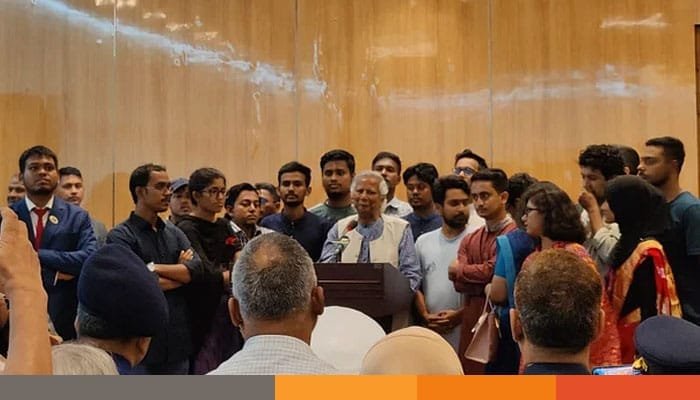 ড. ইউনূস আমার ওপর ভরসা করলে দেশের কোথাও হামলা হবে না: ড. ইউনূস