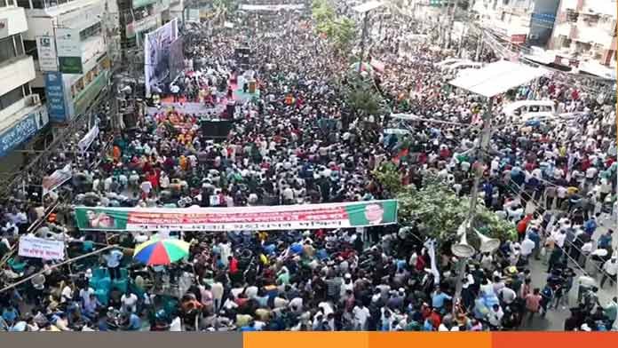 নয়াপল্টনে বিএনপির সমাবেশ