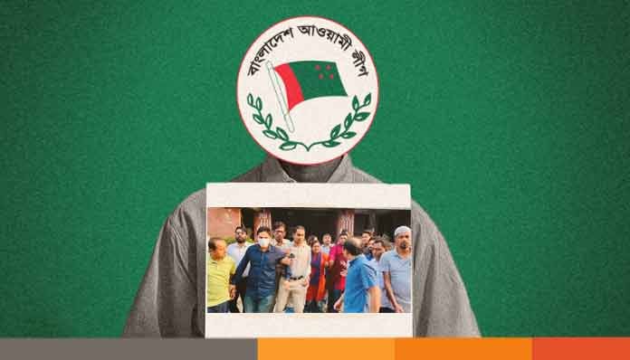 বঙ্গবন্ধু অ্যাভিনিউতে ছাত্রলীগের ঝটিকা মিছিল