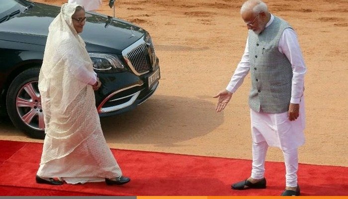 Hasina-india দিল্লিতে হাসিনা, তলানিতে বাংলাদেশ-ভারত সম্পর্ক: এবিসি