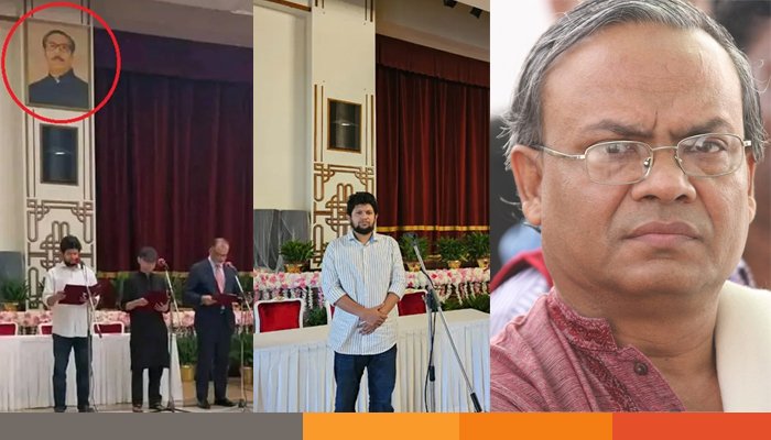 বঙ্গভবন থেকে বঙ্গবন্ধুর ছবি নামানো উচিত হয়নি: রিজভী