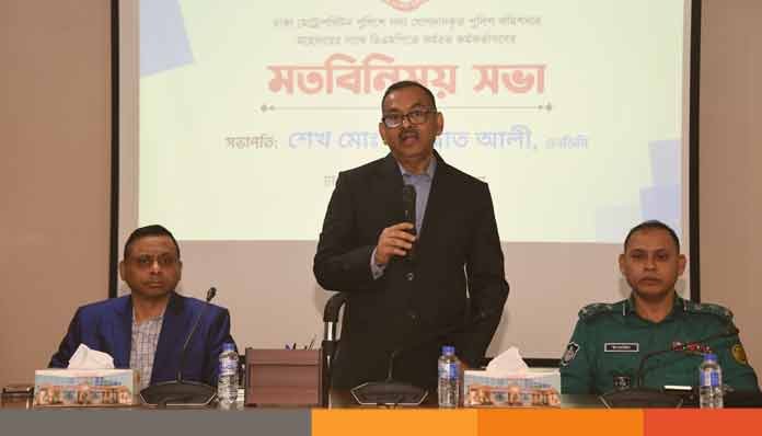 থানা হবে নগরবাসীর জন্য পুলিশের সার্ভিস সেন্টার: ডিএমপি কমিশনার
