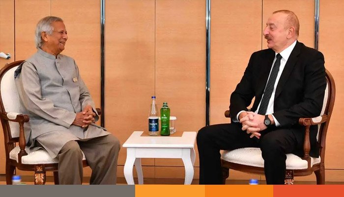 প্রধান উপদেষ্টার সঙ্গে আজারবাইজানের প্রেসিডেন্টের বৈঠক