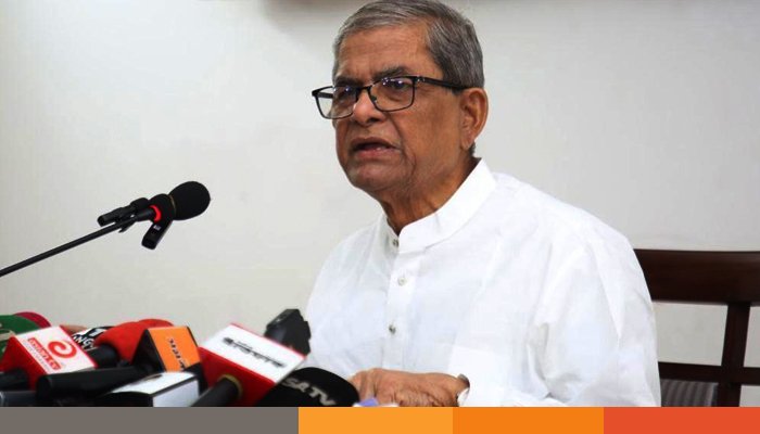 ভোটার হওয়ার নুন্যতম বয়সসীমা নিয়ে প্রধান উপদেষ্টার বক্তব্য জনমনে বির্তক সৃষ্টি করেছে: মির্জা ফখরুল