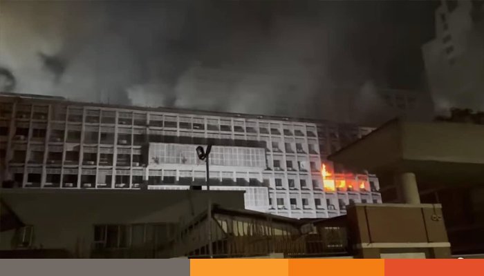 HA-Fire02 আগুনে সবচেয়ে বেশি ক্ষতিগ্রস্ত হয়েছে আট ও নয়তলা