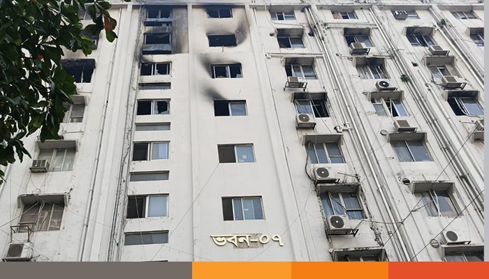 সচিবালয়ের আগুনে পুড়েছে গুরুত্বপূর্ণ নথিপত্র