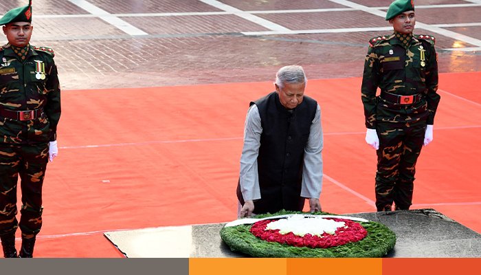 YUNUS-14 শহীদ বুদ্ধিজীবীদের প্রতি রাষ্ট্রপতি-প্রধান উপদেষ্টার শ্রদ্ধা