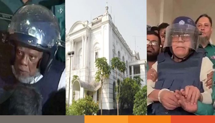 আন্তর্জাতিক অপরাধ ট্রাইব্যুনালে আনা হলো সাবেক দুই মন্ত্রীকে