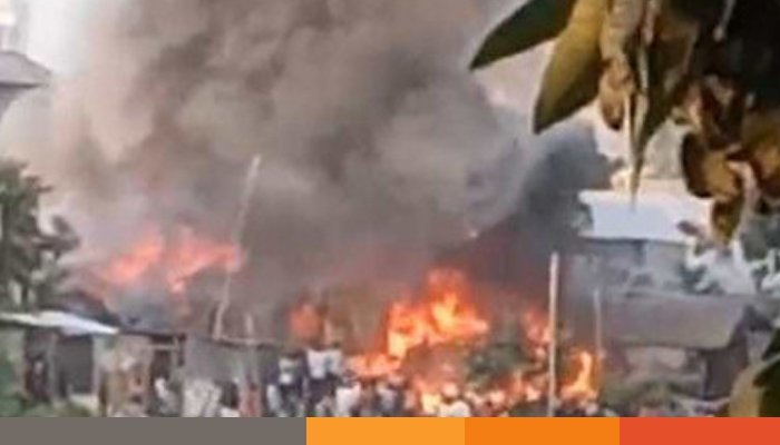 এক ঘণ্টার চেষ্টায় নিয়ন্ত্রণে কড়াইল বস্তির আগুন