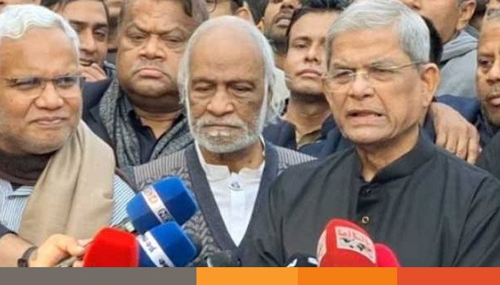 দ্রুত জনগণের ইচ্ছা অনুযায়ী নির্বাচন হবে : মির্জা ফখরুল