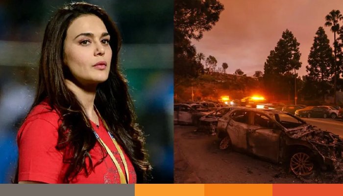 দাবানলের আগুন থেকে যেভাবে রক্ষা পেলেন প্রীতি জিনতা