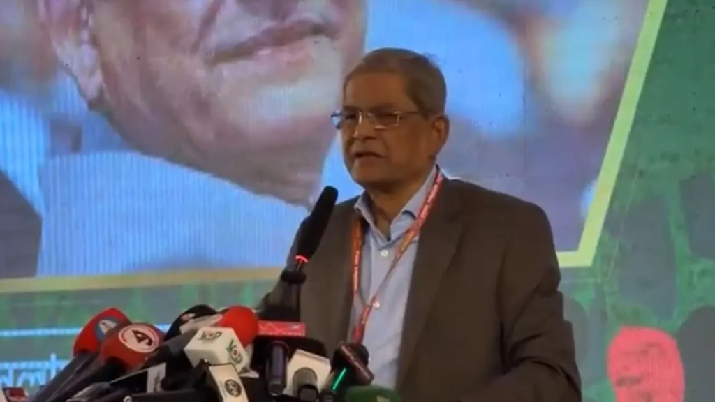 কিছু মানুষ ঐক্যে ফাটল ধরানোর চেষ্টা করছে: মির্জা ফখরুল