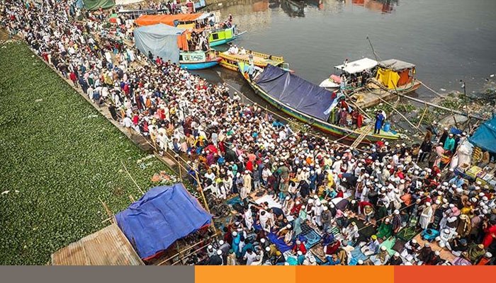 বিশ্ব ইজতেমার প্রথম পর্বের দ্বিতীয় দিন আজ