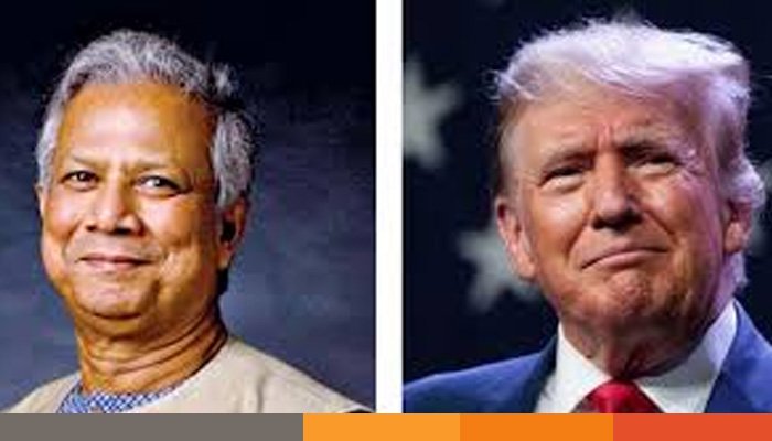 ট্রাম্পকে শুভেচ্ছা জানালেন প্রধান উপদেষ্টা ট্রাম্পকে শুভেচ্ছা জানালেন প্রধান উপদেষ্টা