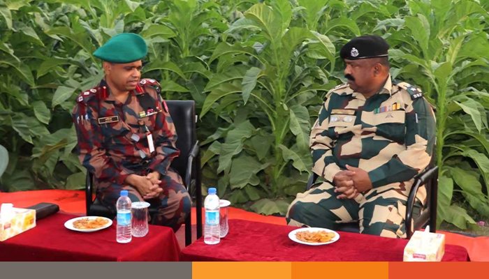 ঝিনাইদহ সীমান্তে বিজিবি-বিএসএফ বৈঠক