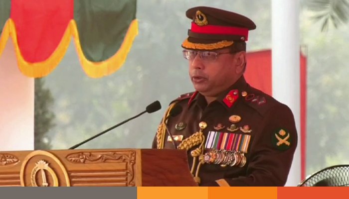 দেশের প্রয়োজনে সেনাদের দায়িত্ব পালনে প্রস্তুত থাকতে হবে: সেনাপ্রধান