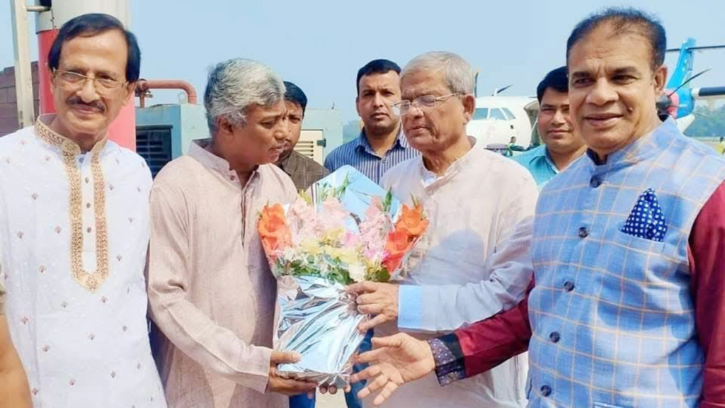 যশোর বিএনপির মহাসমাবেশে মির্জা ফখরুল