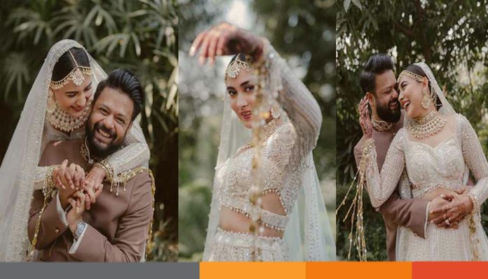 ১৩ বছর প্রেমের পর বিয়ে করলেন মেহজাবীন চৌধুরী