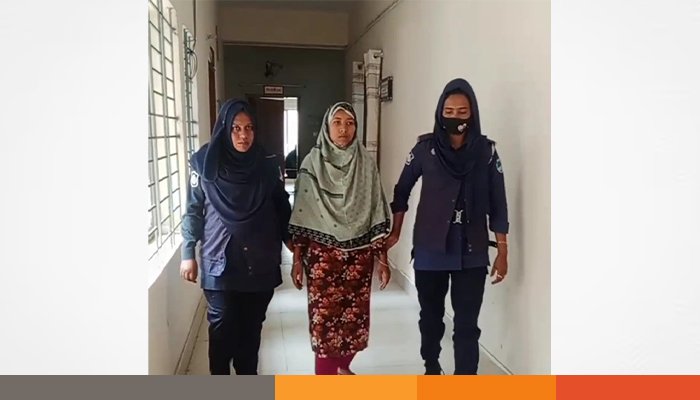 ঝিনাইদহে সৎ মেয়েকে হত্যা মামলায় মা গ্রেপ্তার