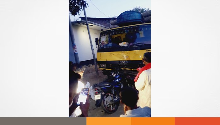 জয়পুরহাটে ট্রাকের সাথে মোটরসাইকেলের ধাক্কায় দুজন আরোহী নিহত
