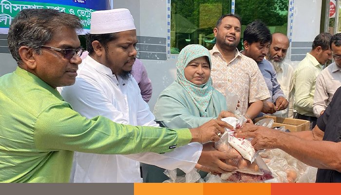 নোয়াখালী ইউনিয়নে সুলভ মূল্যে ডিম-দুধ-মাংস বিক্রি শুরু