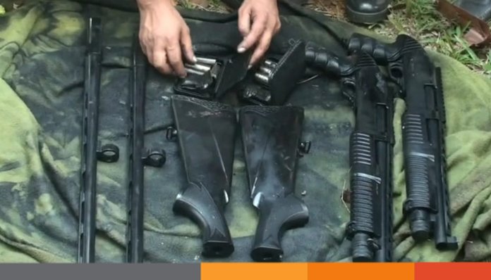 নাটোরে পুকুরে মিললো ৬ আগ্নেয়াস্ত্র