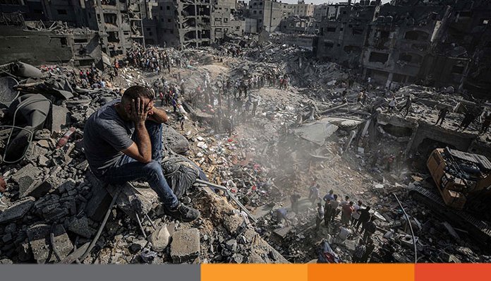 গাজায় ইসরায়েলের হামলায় একদিনে ৬৪ ফিলিস্তিনি নিহত