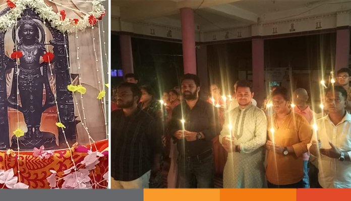 চাঁদপুরে শত বছরের প্রাচীণ বিষ্ণু মন্দিরে রাম নবমী পালিত