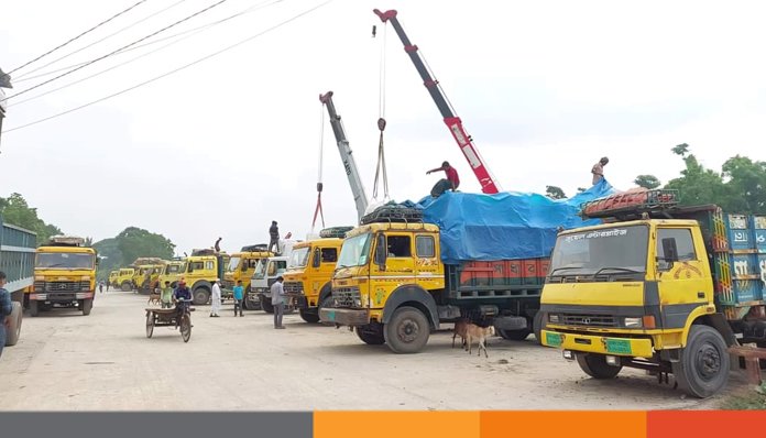 ট্রান্সশিপমেন্ট সুবিধা বন্ধ, তবু দর্শনায় নেই কোনো প্রভাব