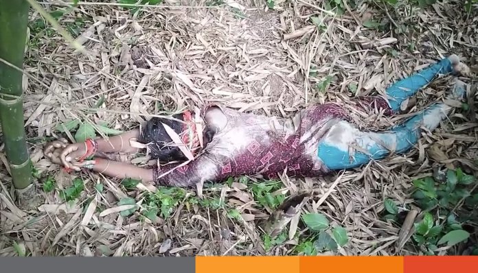 ঠাকুরগাঁওয়ে বাঁশঝাড়ে নারীর হাত-পা-মুখ বাধা মরদেহ উদ্ধার ঠাকুরগাঁওয়ে বাঁশঝাড়ে নারীর হাত-পা-মুখ বাধা মরদেহ উদ্ধার