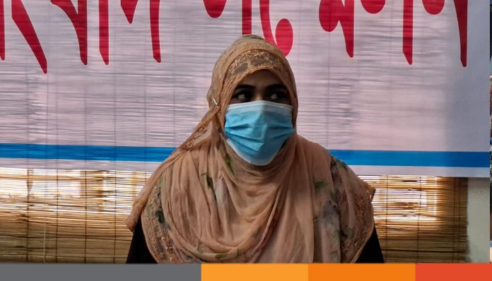 নওগাঁয় চাকরি হওয়ার পর অস্বীকার, স্ত্রীর স্বীকৃতি চেয়ে সংবাদ সন্মেলন