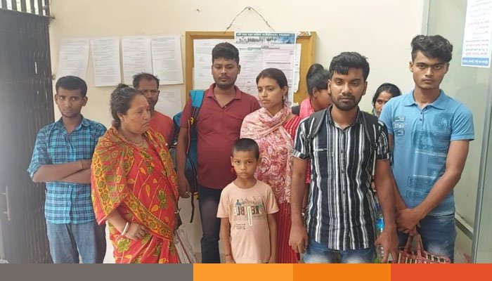 মুজিবনগর সীমান্তে শিশুসহ ১০ বাংলাদেশিকে ঠেলে দিল ভারত