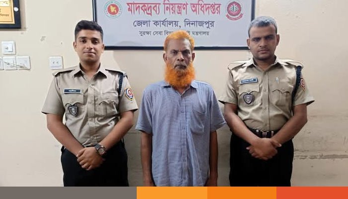 দিনাজপুরে ডিএনসির অভিযানে ইয়াবাসহ আটক ১