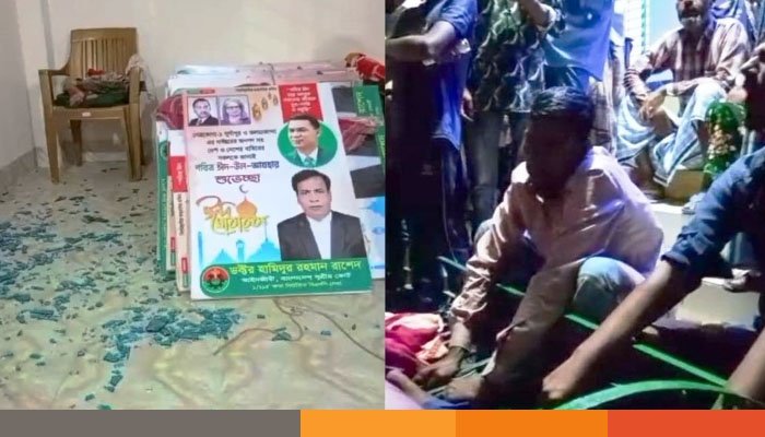 ফেস্টুন লাগানোর দ্বন্ধে বিএনপি নেতার বাড়িতে হামলা, নিহত ১