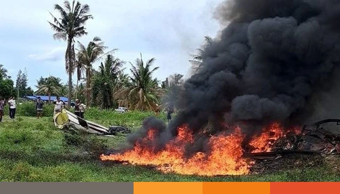 থাইল্যান্ডে হেলিকপ্টার বিধ্বস্ত