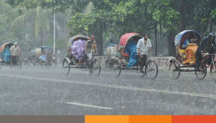 ঢাকায় রাত ১০টার মধ্যে বজ্রপাতসহ বৃষ্টির আভাস