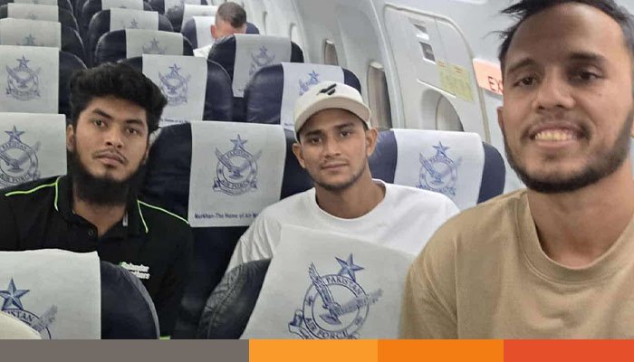 পাকিস্তান থেকে দেশে ফিরলেন রিশাদ-নাহিদরা