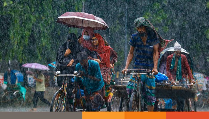 সারা দেশে দমকা হাওয়া ও বজ্রসহ বৃষ্টির আভাস