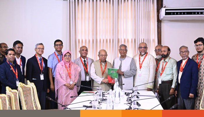 প্রধান উপদেষ্টার কাছে স্বাস্থ্যখাত সংস্কার কমিশনের প্রতিবেদন জমা