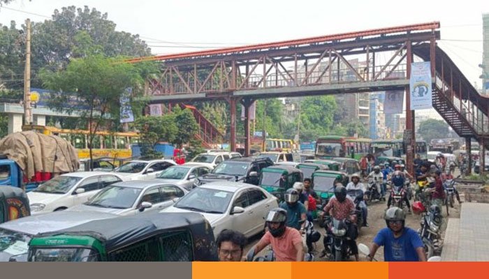 সাম্য হত্যার বিচার দাবিতে শাহবাগ অবরোধ, তীব্র যানজট