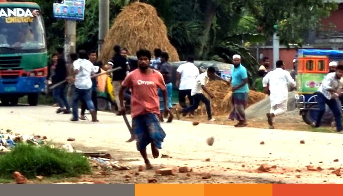 চাঁদপুরে বাজার ইজারা নিয়ে দুই পক্ষের সংঘর্ষে আহত ১০