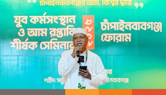 আমের বহুমুখী ব্যবহার নিয়ে কোনো সরকারই পদক্ষেপ নেয়নি: নুরুল ইসলাম বুলবুল