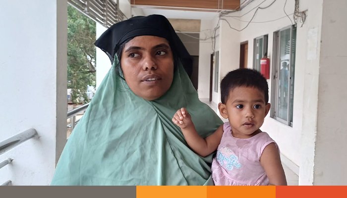 ফরিদপুরে বিক্রি হওয়া শিশু তানহাকে দেয়া হলো মায়ের জিম্মায়