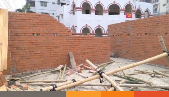 রওশন এরশাদের ‘দালাল মহলে’ নির্মিত বাণিজ্যিক ভবনে ভাংচুর