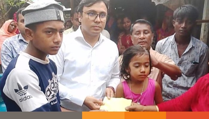 নেত্রকোনায় ২ সিএনজির মুখোমুখি সংঘর্ষে নিহতের পরিবারের পাশে ইউএনও