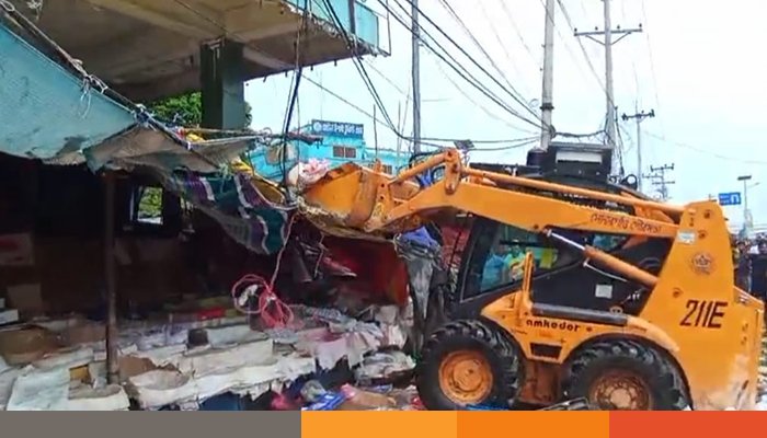 সোনারগাঁয়ে আ. লীগের কার্যালয় সহ ৫-৬০০ অবৈধ স্থাপনা উচ্ছেদ