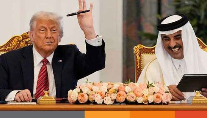 কাতারের সঙ্গে ২০০ বিলিয়ন ডলারের বাণিজ্য চুক্তি করলেন ট্রাম্প কাতারের সঙ্গে ২০০ বিলিয়ন ডলারের বাণিজ্য চুক্তি করলেন ট্রাম্প