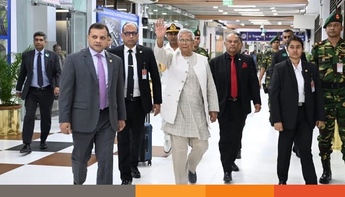 জাপানের উদ্দেশে ঢাকা ছেড়েছেন প্রধান উপদেষ্টা 